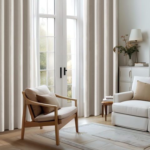 MIULEE Zasłona zestaw 2 sztuk, wys. 245 x szer. 140 cm zaciemniające