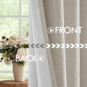 MIULEE Zasłona zestaw 2 sztuk, wys. 245 x szer. 140 cm zaciemniające