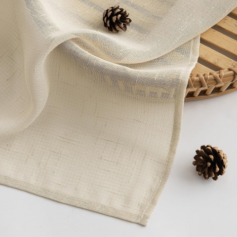 MIULEE Zestaw 2 zasłon z taśmą marszcząca o wyglądzie lnu, 140x245 cm