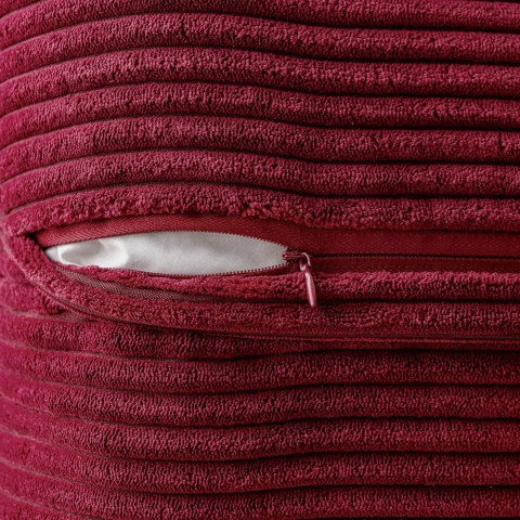 MIULEE zestaw 2 sztruksowych, kwadratowych poszewek na poduszki, 45 x 45 cm