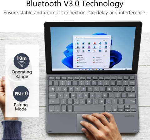 MoKo klawiatura QWERTY do Microsoft Surface Go 3/2/1 bezprzewodowa