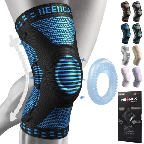 NEENCA Profesjonalny nakolannik-HX051-BLUE- XXL Orteza stabilizator