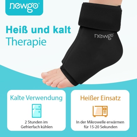 NEWGO Rękaw chłodzący na stope, bandaż chłodzący na kostke