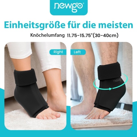 NEWGO Rękaw chłodzący na stope, bandaż chłodzący na kostke