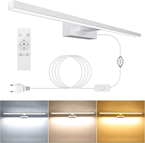 NIORSUN Lampa LED do lustra 18 W, 80 cm 3000 K – 6000 K z pilotem