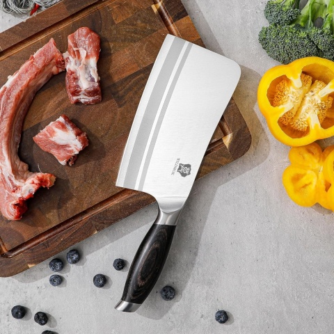 Nóż do siekania mięsa WILDMOK, 7-calowy, stal nierdzewna tasak