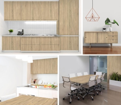 Okleina Meblowa Wzór Klasyczne Drewno DĄB 210 x 90 cm