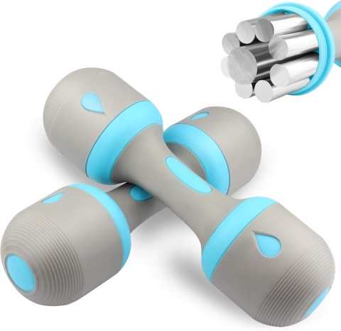 Para hantli z regulacją 5 w 1 opcja wagowa od 1 do 5 kg antypoślizgowe