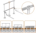 Poręcz łóżka dla seniora regulowana składana uchwyt bezpieczeństwa