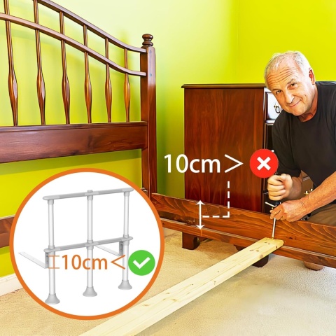 Poręcz łóżka dla seniora regulowana składana uchwyt bezpieczeństwa