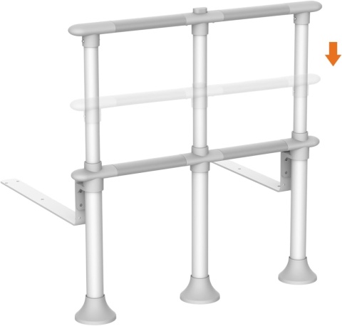 Poręcz łóżka dla seniora regulowana składana uchwyt bezpieczeństwa