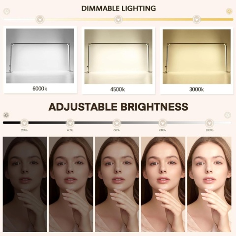 Składana Lampa Biurkowa do Paznokci HomdMarket Lamp 36W 86 cm