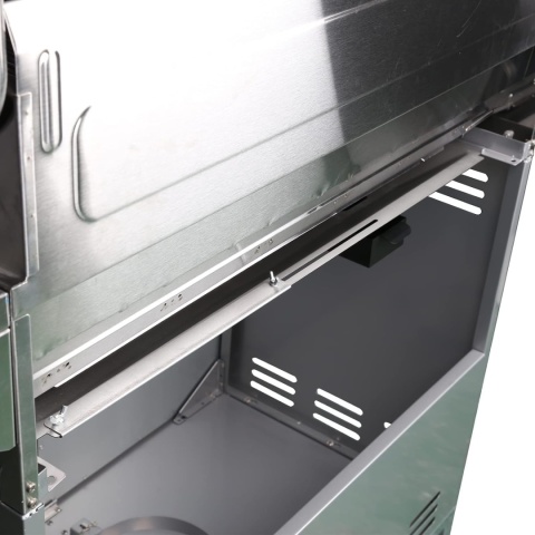 Uniwersalna wanna na tłuszcz z wanną ociekową regulowana 60-80x38,5 cm