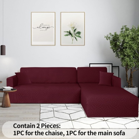 Uniwersalny pokrowiec na sofę 1-osobowa 145x185 cm naroznik Ystyle