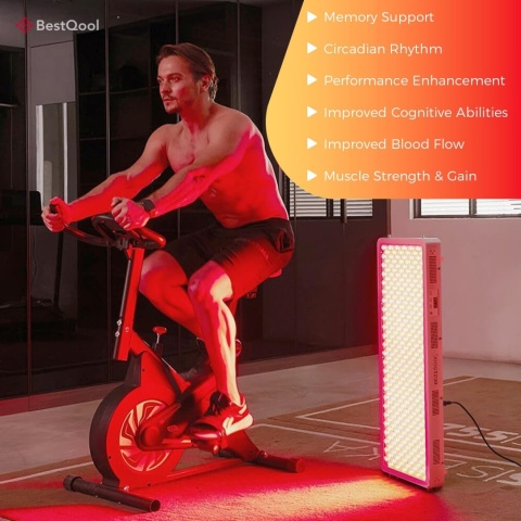 Urządzenie do terapii światłem czerwonym Bestqool 150 diod 250W