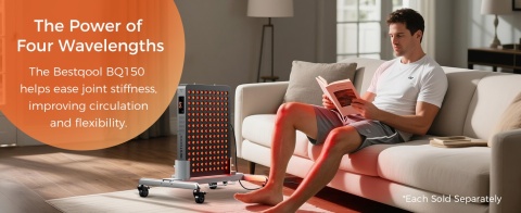 Urządzenie do terapii światłem czerwonym Bestqool 150 diod 250W