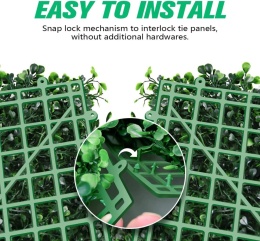 Ybaymy 12 paneli sztucznych roślin , trawnik ścienny 60 x 40 cm