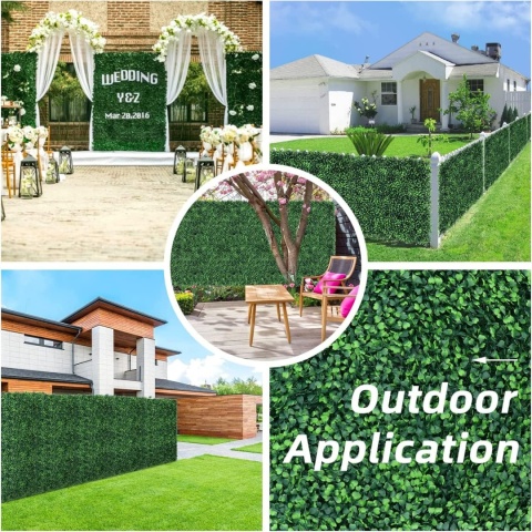 Ybaymy 12 paneli sztucznych roślin , trawnik ścienny 60 x 40 cm