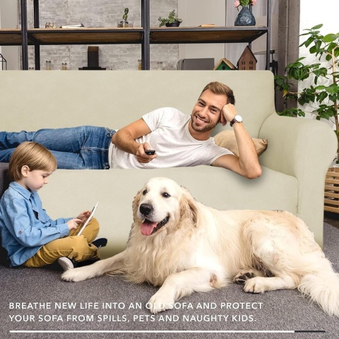 Ystyle Rozciągliwy Pokrowiec Na Sofę 2-Osobową