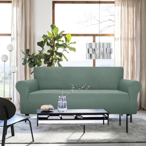 Ystyle Rozciągliwy Pokrowiec Na Sofę 4-Osobową 233-293 cm