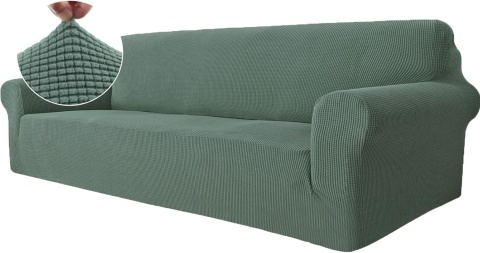 Ystyle Rozciągliwy Pokrowiec Na Sofę 4-Osobową 233-293 cm