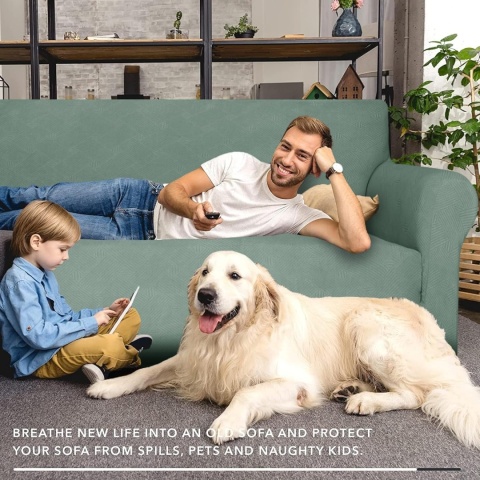 Ystyle Rozciągliwy Pokrowiec Na Sofę 2-Osobową