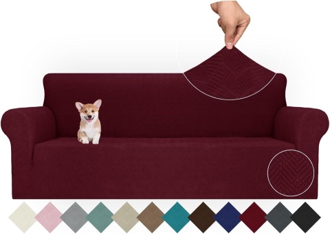 Ystyle Rozciągliwy Pokrowiec Na Sofę 4-Osobową 231-279 cm