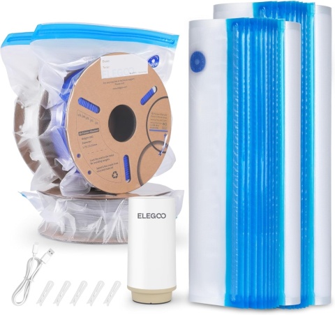 Zestaw do próżniowego przechowywania filamentów ELEGOO z pompką 30 workow