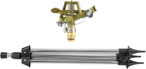 Zraszacz pulsacyjny na statywie ze stali nierdzewnej Wytino 360 st