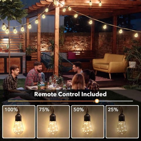 AGOTD Łańcuch świetlny LED do użytku na zewnątrz i wewnątrz, 6 m