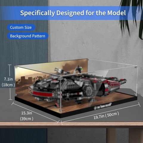 Akrylowa gablota na lego witryna ekspozycyjna, 50 x 39 x 18 cm