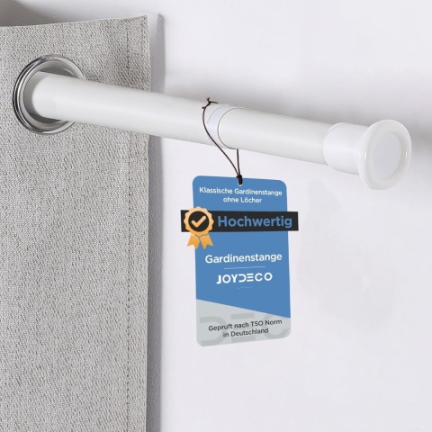 Drążek do zasłony bez wiercenia, 260-310 cm, 32 mm, teleskopowy