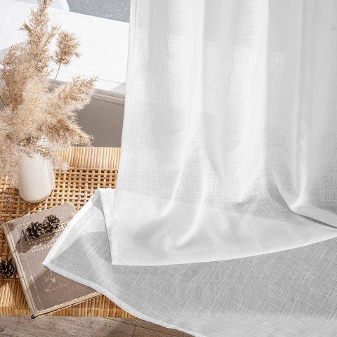MIULEE Zasłony na przelotkach o wyglądzie lnu, 2 szt, 280 x 140 cm