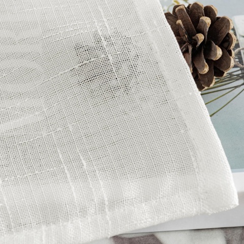 MIULEE Zasłony na szelkach, zestaw 2 przezroczystych 245 x 140 cm