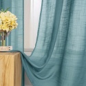 MIULEE Zasłony , zestaw 2 sztuk , 140 x 145 cm na przelotkach