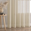 MIULEE Zestaw 2 zasłon z tumelem 140x245 cm karmelowe