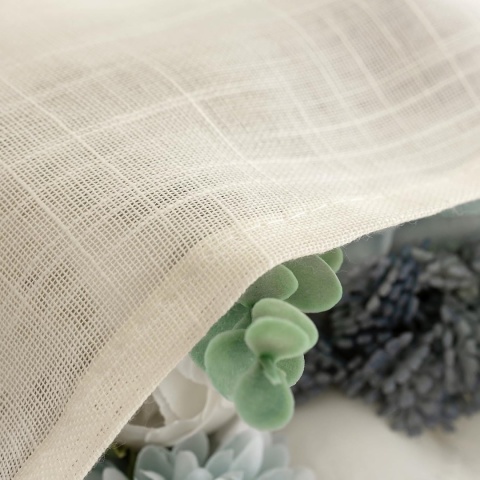 MIULEE zasłona lniana z oczkami,panel dekoracyjny 300 x 225cm