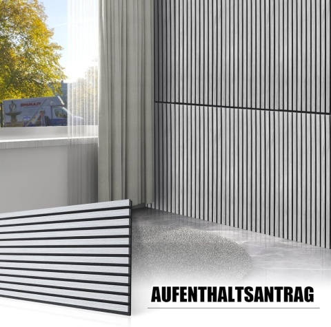 MaxEarn 2 panele akustyczne, szary dąb, 110 x 48 cm