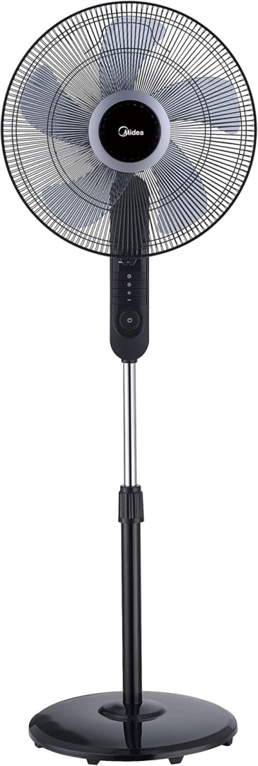 Midea FS40-15FR Wentylator Stojący, 55 W, Czarny z pilotem