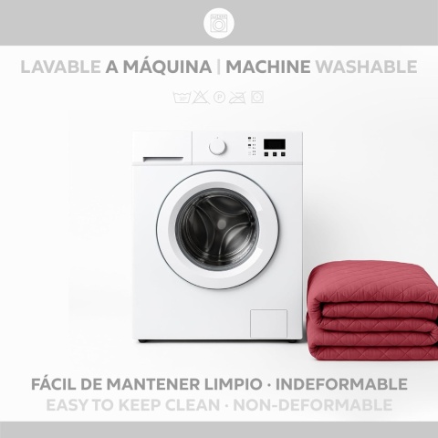 Textilhome - Pokrowiec na sofę MALU, 3 Osobowa, Dwustronny