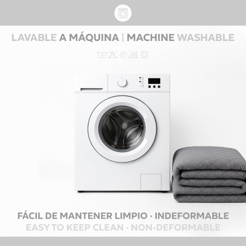 Textilhome - Pokrowiec na sofę MALU, 3 Osobowa, Dwustronny