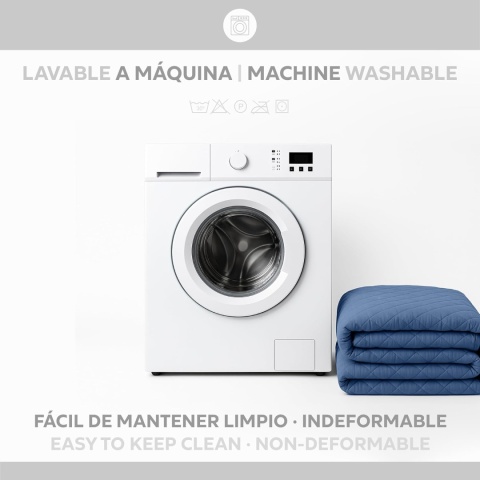 Textilhome - Pokrowiec na sofę MALU, 3 Osobowa, Dwustronny naroznik 240 cm