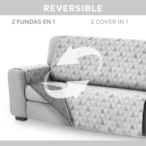 Textilhome - Pokrowiec na sofę MALU, 4 Osobowa, Dwustronny