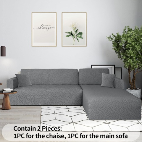 Uniwersalny pokrowiec na sofę 1+2 -osobowa 145x185 cm naroznik Ystyle