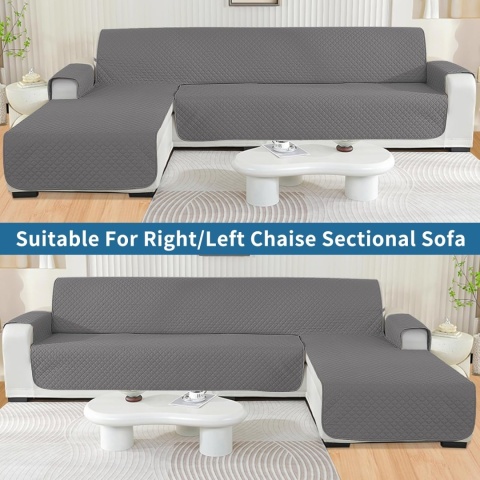 Uniwersalny pokrowiec na sofę 3 -osobowa naroznik Ystyle pikowany