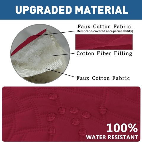 Uniwersalny pokrowiec na sofę 3 -osobowa naroznik Ystyle pikowany