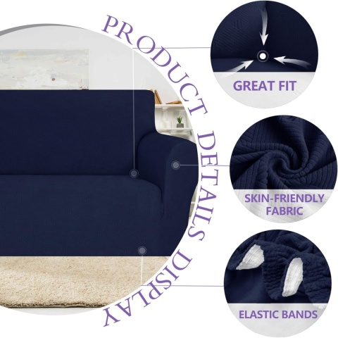 Ystyle Rozciągliwy Pokrowiec Na Sofę 2-Osobową