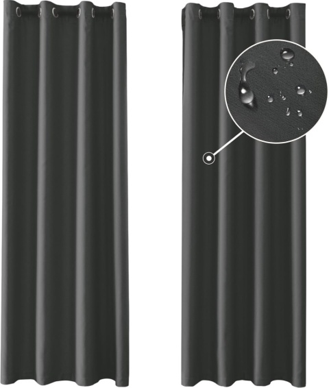 Ystyle Zasłony termiczne, zaciemniające 2 szt 300x 140 cm