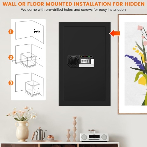 70 l ogniotrwały sejf z ognioodpornym wodoszczelna kieszonką cyfrowy