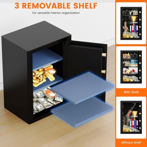 70 l ogniotrwały sejf z ognioodpornym wodoszczelna kieszonką cyfrowy